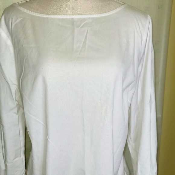 Chico's Tops - Chico's long sleeve withe blouse size 2